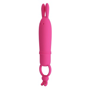 PRETTY LOVE - DELIA VIBRATEUR RABBIT AVEC ANNEAU DE RÉSISTANCE